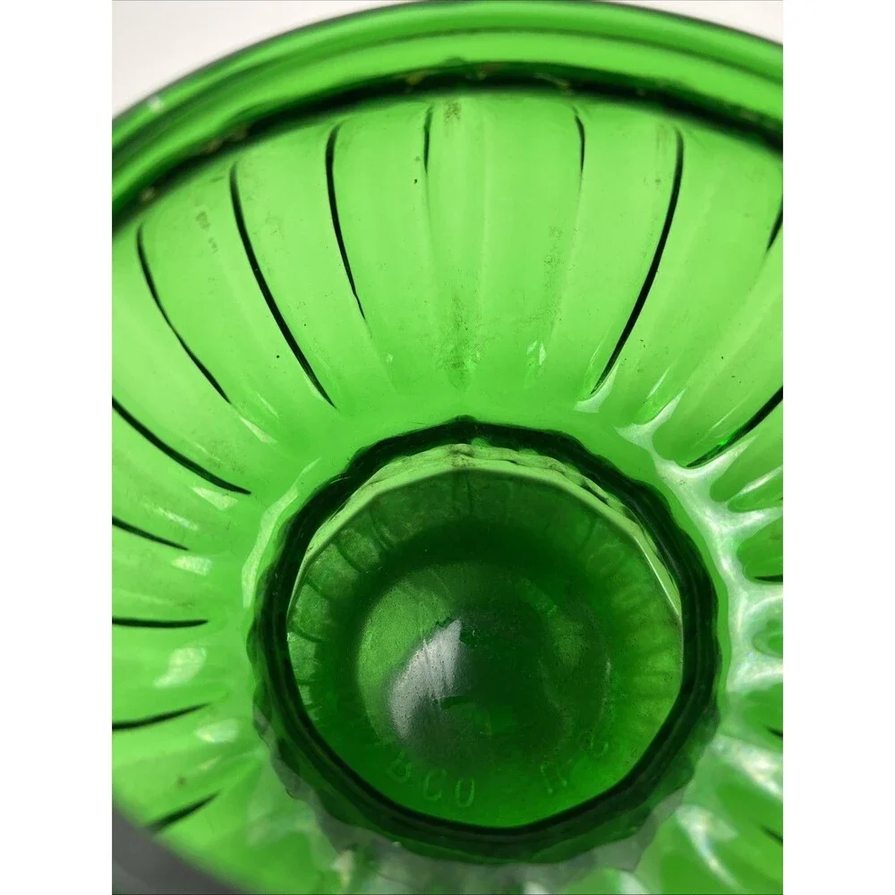Vintage INARCO USA, #5441 Emerald Green Round Planter/Vase